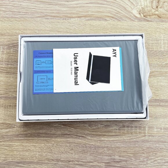 AYY 15.8" 1080P Portable Monitor for Laptop, MacBook, Phones, Tablets, Gaming - Picture 2 of 4